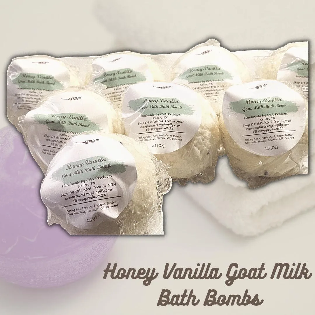 Goat Milk Bath Bombs