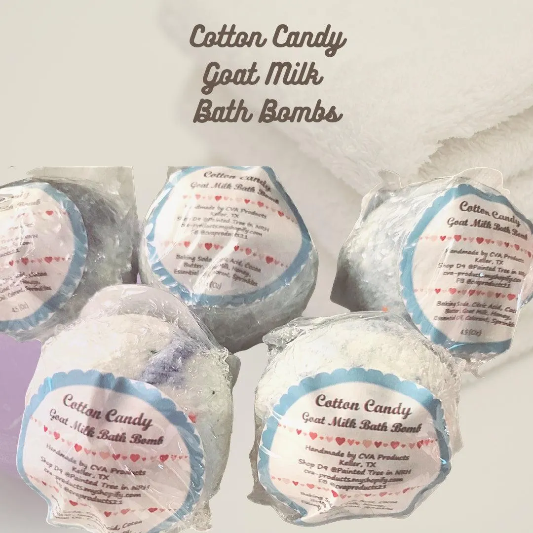 Goat Milk Bath Bombs