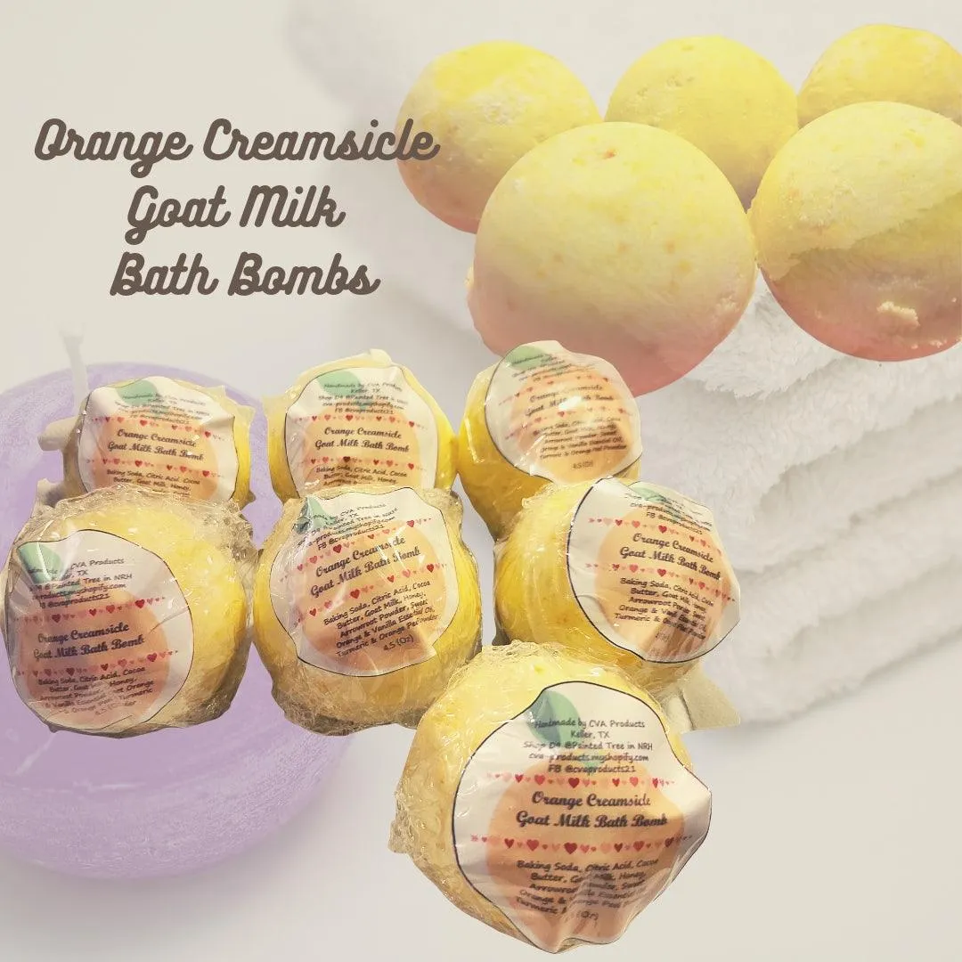 Goat Milk Bath Bombs
