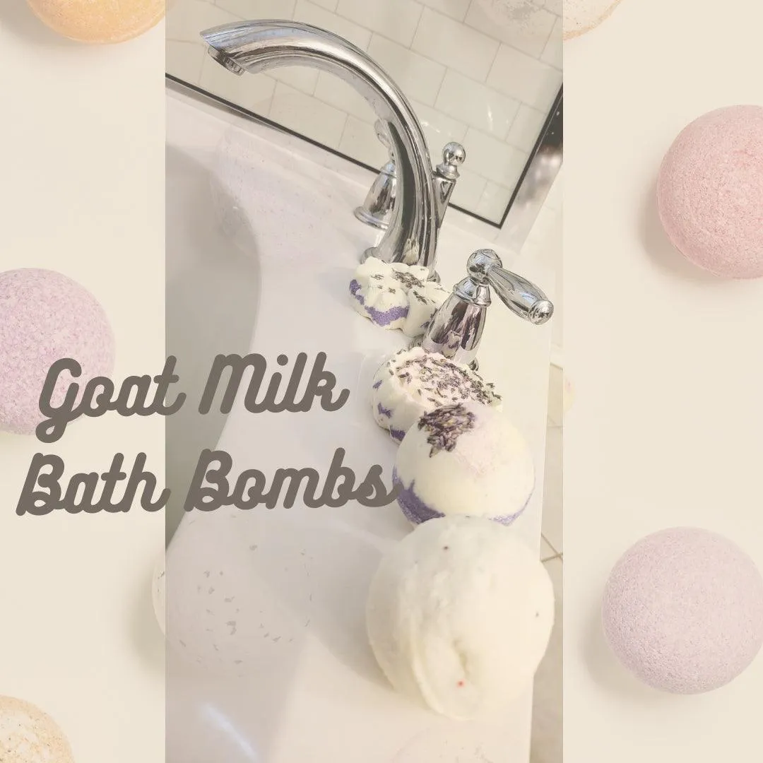 Goat Milk Bath Bombs