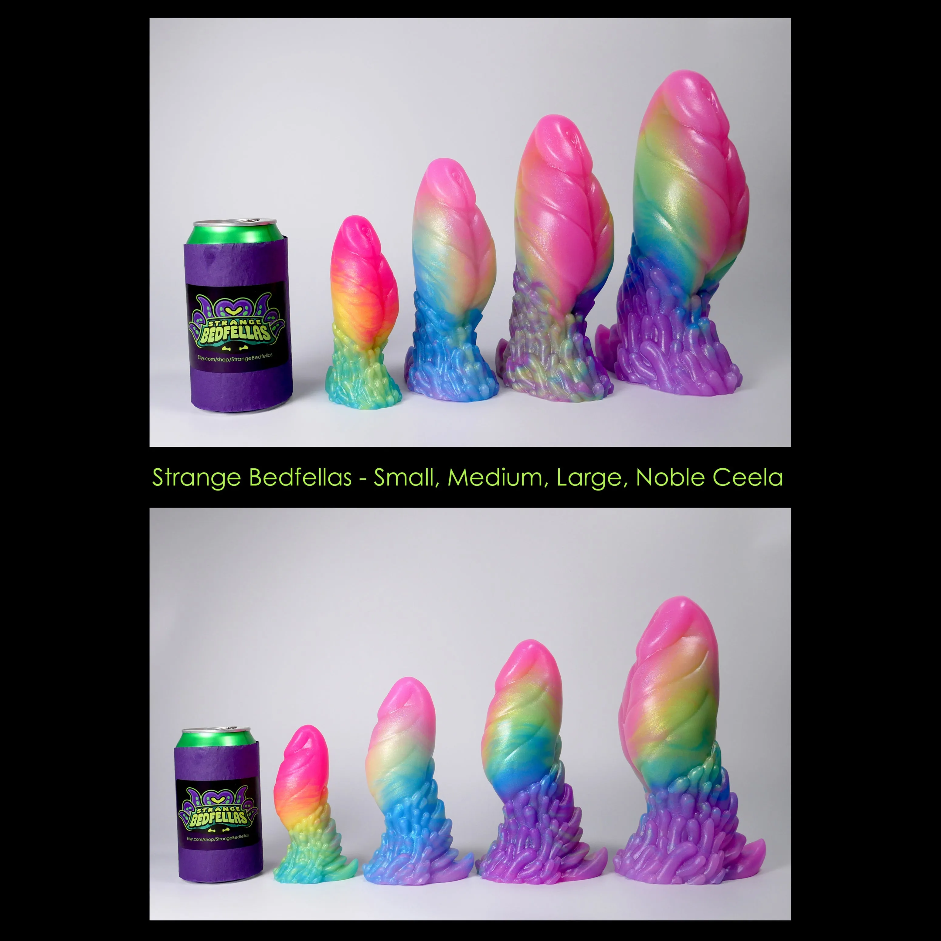Large Ceela MISHAP -- Near Clear 31* silicone -- C-2327