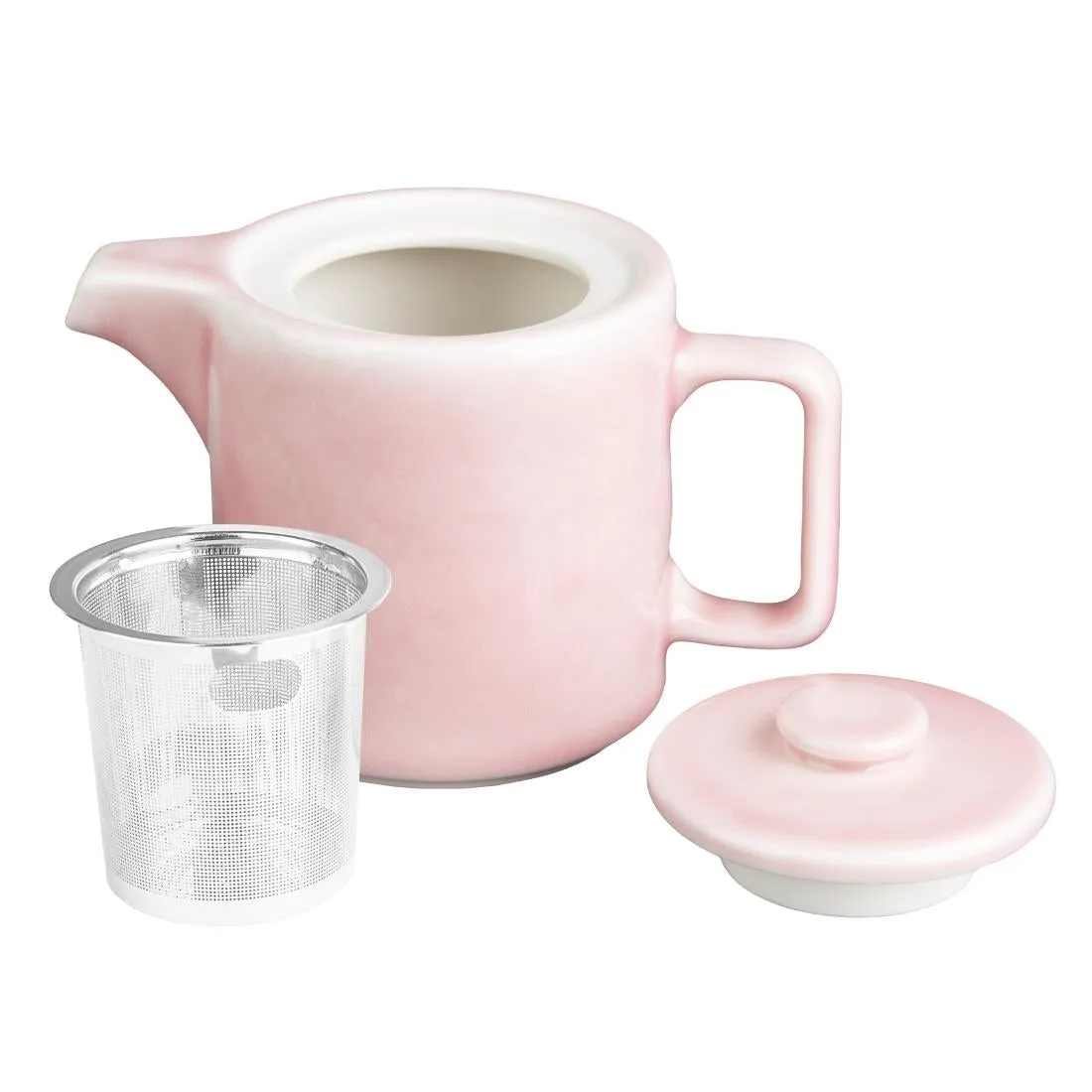 Olympia Fondant Tea Pots Pink 450ml (Pack of 2) - CU457