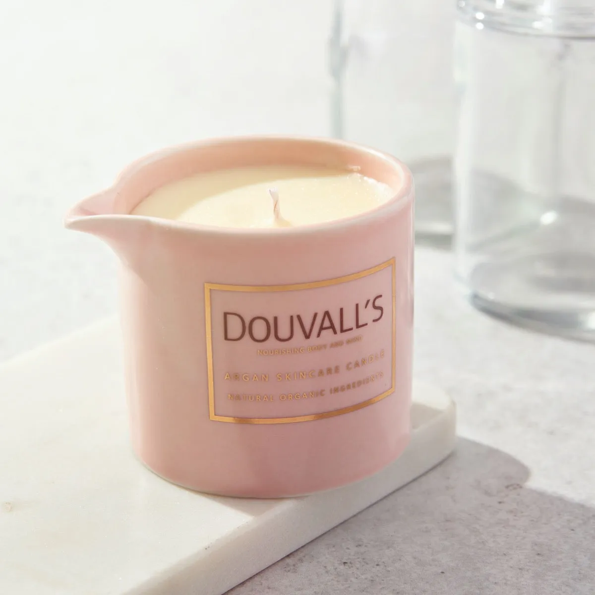 Organic Argan Skincare Candle - Forbidden Spices 180g | Nourishing & Hydrating Body Treatment