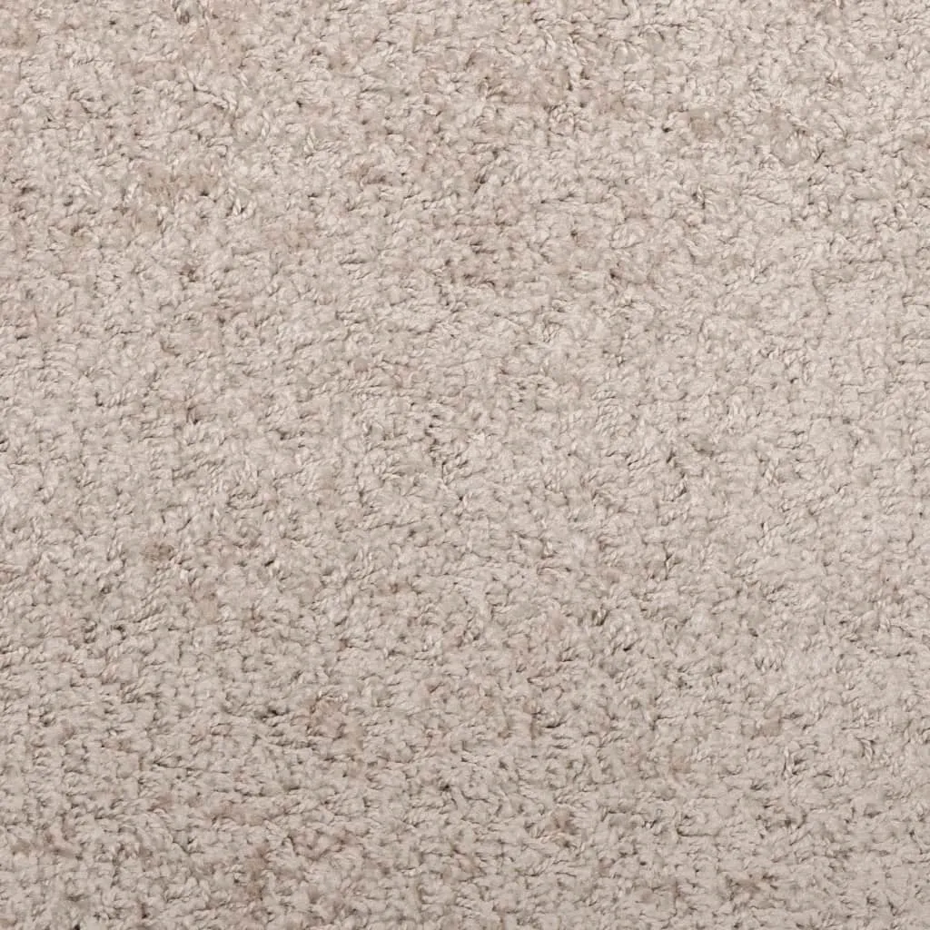 vidaXL Shaggy Rug PAMPLONA - Modern High Pile Beige Rug, Ø 240 cm - Cozy, Soft & Durable